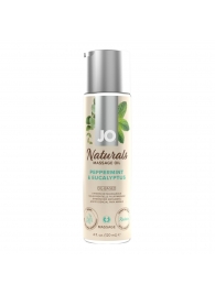 Массажное масло с ароматом перечной мяты и эвкалипта JO Naturals Peppermint   Eucalyptus - 120 мл. - System JO - купить с доставкой в Курске