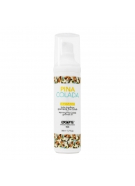Разогревающее массажное масло с ароматом пина колада Gourmet Pina Colada - 50 мл. - Exsens - купить с доставкой в Курске