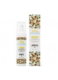 Разогревающее массажное масло с ароматом пина колада Gourmet Pina Colada - 50 мл. - Exsens - купить с доставкой в Курске