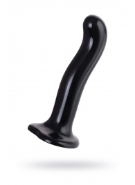 Черный стимулятор для пар P G-Spot Dildo Size M - 18 см. - Strap-on-me - в Курске купить с доставкой