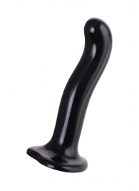 Черный стимулятор для пар P G-Spot Dildo Size M - 18 см. - Strap-on-me - в Курске купить с доставкой