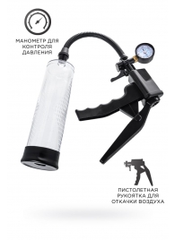 Прозрачная механическая помпа для пениса Viggo - Sexus - в Курске купить с доставкой