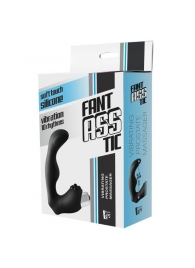 Черный вибромассажер простаты FantASStic Vibrating Prostate Massager - 11,3 см. - Dream Toys - в Курске купить с доставкой