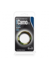 Эрекционное кольцо камуфляжной расцветки Silicone Camo Cock Ring - Blush Novelties - в Курске купить с доставкой