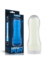 Светящийся в темноте мастурбатор Lumino Play Masturbator Ribbed - Lovetoy - в Курске купить с доставкой