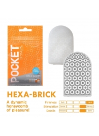 Карманный мастурбатор HEXA-BRICK - Tenga - в Курске купить с доставкой