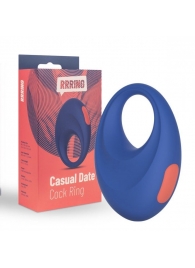 Синее эрекционное кольцо RRRING Casual Date Cock Ring - FeelzToys - в Курске купить с доставкой