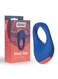 Синее эрекционное кольцо RRRING Dinner Date Cock Ring - FeelzToys - в Курске купить с доставкой