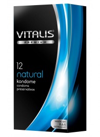 Классические презервативы VITALIS PREMIUM natural - 12 шт. - Vitalis - купить с доставкой в Курске