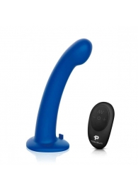 Синяя насадка Remote Control P-Spot G-Spot с черными трусиками - 20 см. - Pegasus - купить с доставкой в Курске