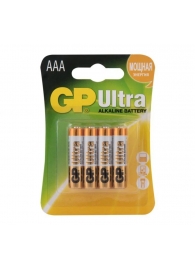 Батарейки алкалиновые GP Ultra Alkaline 24А AАA/LR03 - 4 шт. - Элементы питания - купить с доставкой в Курске