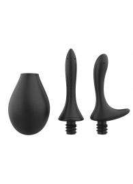 Черный анальный душ Nexus Anal Douche Set с 2 сменными насадками - Nexus Range - купить с доставкой в Курске