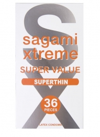 Ультратонкие презервативы Sagami Xtreme Superthin - 36 шт. - Sagami - купить с доставкой в Курске