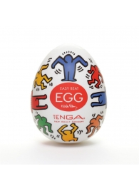 Мастурбатор-яйцо Keith Haring EGG DANCE - Tenga - в Курске купить с доставкой