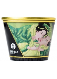 Массажная свеча Exotic Green Tea с ароматом зелёного чая - 170 мл. - Shunga - купить с доставкой в Курске