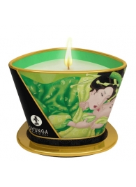 Массажная свеча Exotic Green Tea с ароматом зелёного чая - 170 мл. - Shunga - купить с доставкой в Курске