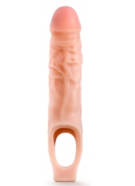Телесная насадка на пенис 9 Inch Cock Sheath Extender - 22,2 см. - Blush Novelties - в Курске купить с доставкой