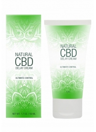 Крем-пролонгатор Natural CBD Delay Cream - 50 мл. - Shots Media BV - купить с доставкой в Курске