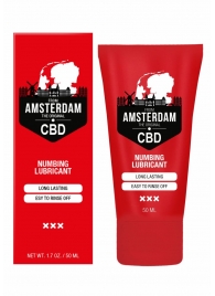 Пролонгирующий лубрикант Numbing CBD from Amsterdam - 50 мл. - Shots Media BV - купить с доставкой в Курске