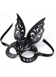 Черная ажурная маска  Зайка  с ушками - Crazy Handmade - купить с доставкой в Курске