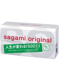 Ультратонкие презервативы Sagami Original 0.02 - 10 шт. - Sagami - купить с доставкой в Курске