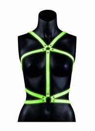 Портупея Body Harness с неоновым эффектом - размер L-XL - Shots Media BV - купить с доставкой в Курске