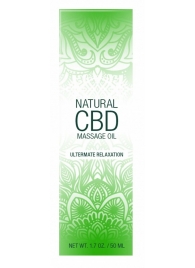 Массажное масло Natural CBD Massage Oil - 50 мл. - Shots Media BV - купить с доставкой в Курске