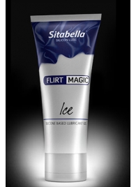 Силиконовая гель-смазка FLIRT MAGIC Ice с лёгким пролонгирующим эффектом - 75 мл. - Sitabella - купить с доставкой в Курске