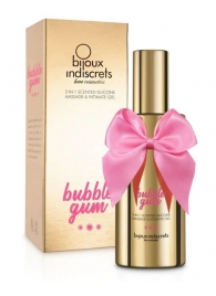 Гель с ароматом жвачки Bubblegum 2-in-1 Scented Silicone Massage And Intimate Gel - 100 мл. - Bijoux Indiscrets - купить с доставкой в Курске