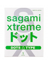 Презерватив Sagami Xtreme Type-E с точками - 1 шт. - Sagami - купить с доставкой в Курске