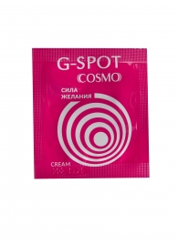 Стимулирующий интимный крем для женщин Cosmo G-spot - 2 гр. - Биоритм - купить с доставкой в Курске