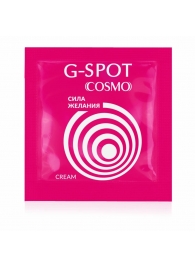 Стимулирующий интимный крем для женщин Cosmo G-spot - 2 гр. - Биоритм - купить с доставкой в Курске