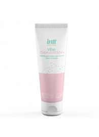 Лубрикант на водной основе Vibe Sensation с клубничным вкусом и легким вибрирующим эффектом - 50 гр. - INTT - купить с доставкой в Курске Лубрикант на водной основе Vibe Sensation с клубничным вкусом и легким вибрирующим эффектом - 50 гр. - INTT - купить с доставкой в Курске