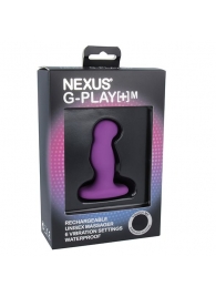 Фиолетовая вибровтулка Nexus G-Play+ M - Nexus Range - в Курске купить с доставкой