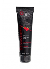 Интимный гель на водной основе Lube Tube Strawberry с клубничным вкусом - 100 мл. - ORGIE - купить с доставкой в Курске