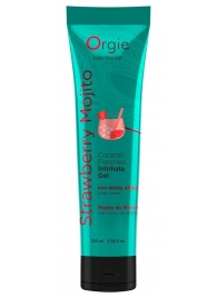 Съедобный интимный гель Orgie Lube Tube Cocktail Strawberry Mojito - 100 мл. - ORGIE - купить с доставкой в Курске