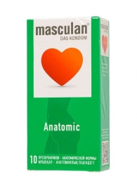 Презервативы анатомической формы Masculan Anatomic - 10 шт. - Masculan - купить с доставкой в Курске