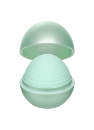 Зеленый вибромассажер Opal Ripple Massager - California Exotic Novelties