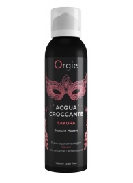 Хрустящая пенка для массажа Orgie Acqua Croccante Sakura с ароматом сакуры - 150 мл. - ORGIE - купить с доставкой в Курске