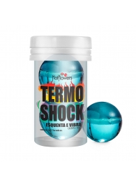 Интимный гель Termo Shock Hot Ball с разогревающе-покалывающим эффектом (2 шарика по 3 гр.) - HotFlowers - купить с доставкой в Курске