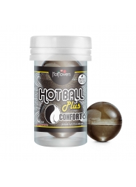 Анальный лубрикант на масляной основе Hot Ball Plus Conforto (2 шарика по 3 гр.) - HotFlowers - купить с доставкой в Курске