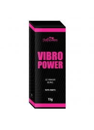 Жидкий вибратор Vibro Power со вкусом тутти-фрутти - 15 гр. - HotFlowers - купить с доставкой в Курске