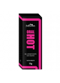 Гель для оральных ласк Oral Hot с согревающим эффектом - 15 гр. - HotFlowers - купить с доставкой в Курске