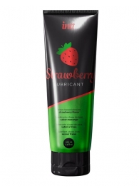 Смазка на водной основе с ароматом клубники Strawberry Lubricant - 100 мл. - INTT - купить с доставкой в Курске