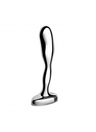 Стальной стимулятор простаты Stainless Steel Prostate Plug - 11,5 см. - b-Vibe - в Курске купить с доставкой