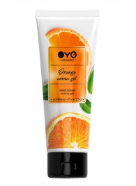 Лубрикант на водной основе OYO Aroma Gel Orange с ароматом апельсина - 75 мл. - OYO - купить с доставкой в Курске