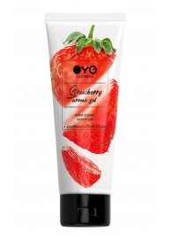 Лубрикант на водной основе OYO Aroma Gel Strawberry с ароматом клубники - 75 мл. - OYO - купить с доставкой в Курске