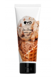 Лубрикант на водной основе OYO Aroma Gel Ice Cream с ароматом пломбира - 75 мл. - OYO - купить с доставкой в Курске