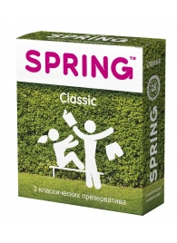 Классические презервативы SPRING CLASSIC - 3 шт. - SPRING - купить с доставкой в Курске