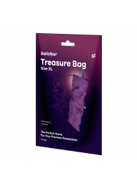 Фиолетовый мешочек для хранения игрушек Treasure Bag XL - Satisfyer - купить с доставкой в Курске